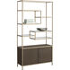 Stamos Gold / Raw Umber Bookcase